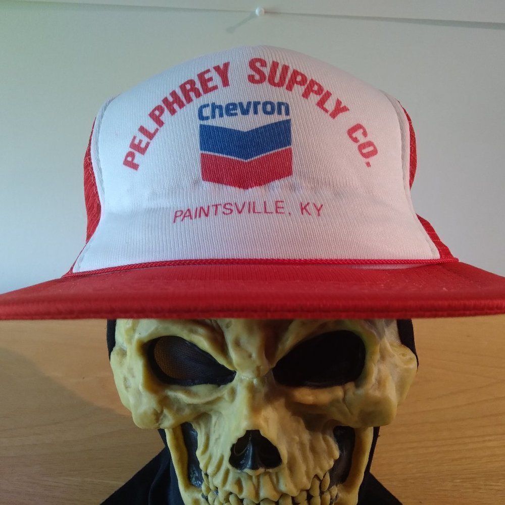 Deadstock Vintage Chevron Pelphrey Supply Co. Snap Back Trucker Hat